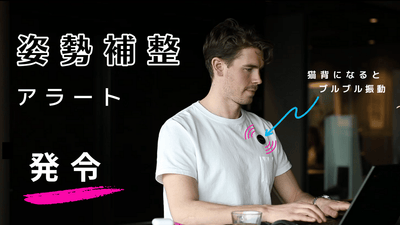 「正しい姿勢を意識させる!」スウェーデン発・姿勢補整デバイス