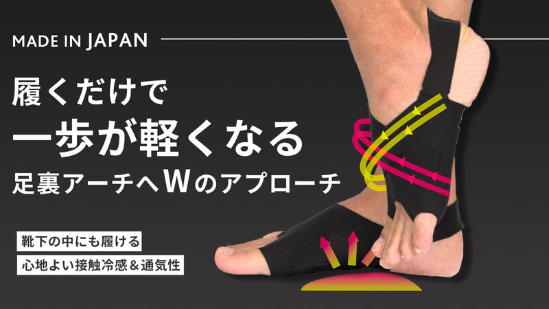 【ビジネスマンの新習慣】履くだけで足が楽に!軽やかな歩行と美しい姿勢にアプローチ