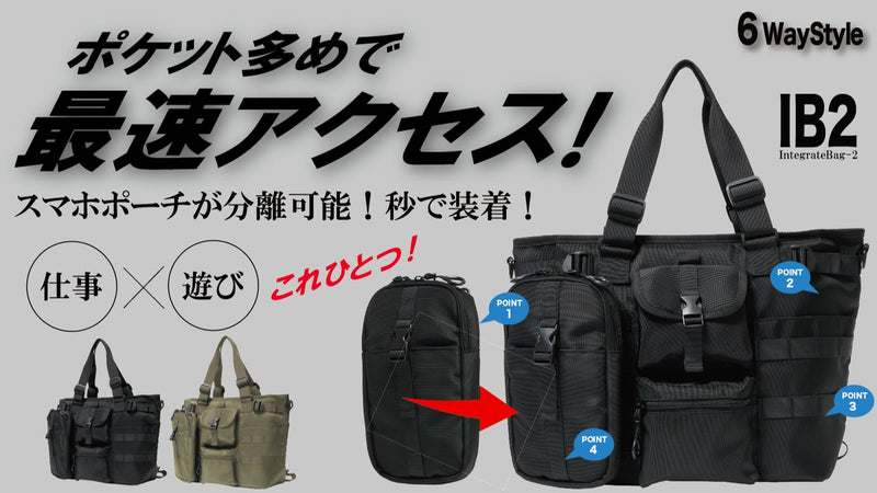 これはビジネスバッグ革命!遊びでも使える嬉しい機能満載のインテグレートバック2!