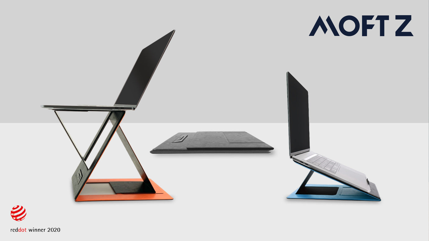 リモートワーク時代の革命!極薄・4段階をワンタッチ切替、更に進化したMOFT Z
