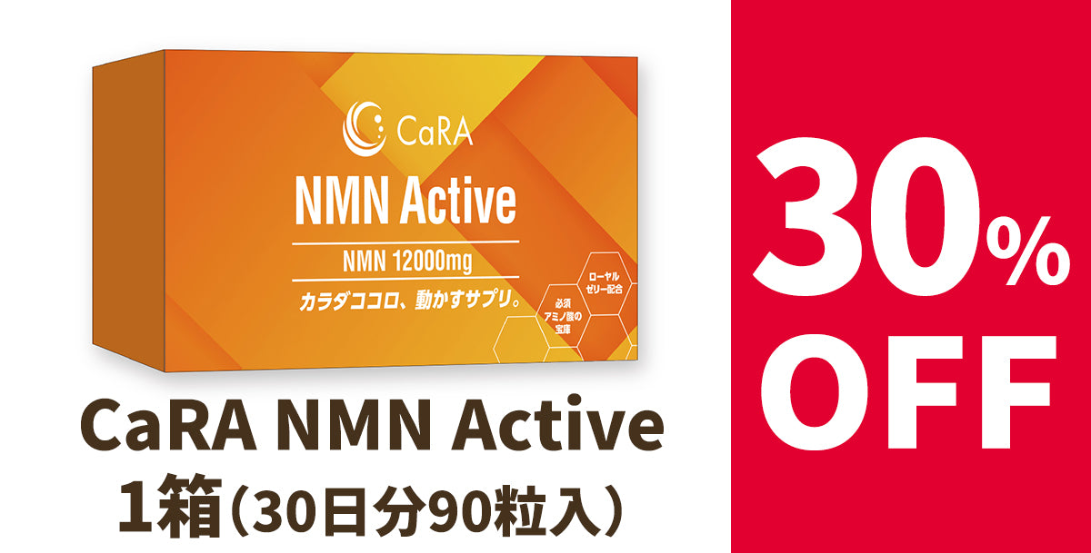 高品質NMN×ローヤルゼリーのWパワーサプリメント】NMN Active 1箱