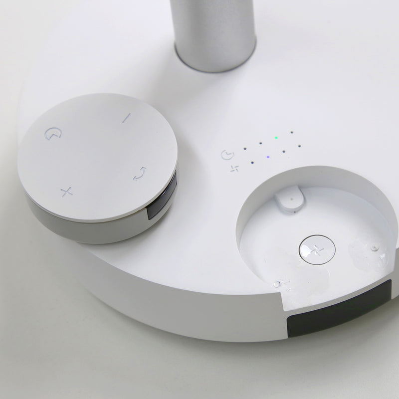 BARSET 4D FAN 多機能コードレス卓上扇風機&サーキュレーター(ホワイト)