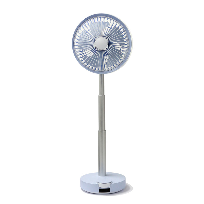 BARSET 4D FAN 多機能コードレス卓上扇風機&サーキュレーター(ライラックブルー)