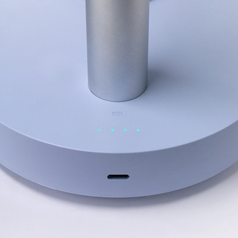 BARSET 4D FAN 多機能コードレス卓上扇風機&サーキュレーター(ライラックブルー)