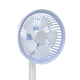 BARSET 4D FAN 多機能コードレス卓上扇風機&サーキュレーター(ライラックブルー)