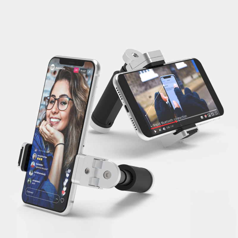 スマホ用多機能カメラグリップ ShutterGrip 2(マットブラック)