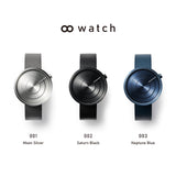 "それは小さな宇宙"【oo watch】モデル001(Moon Silver)