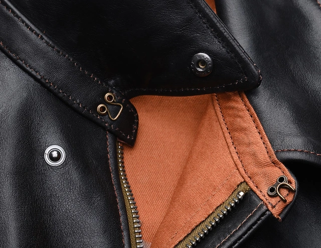 圧倒的に人気の高いフライトジャケットA2・茶芯馬革レザージャケット