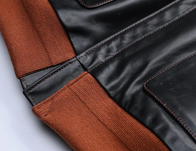 圧倒的に人気の高いフライトジャケットA2・茶芯馬革レザージャケット