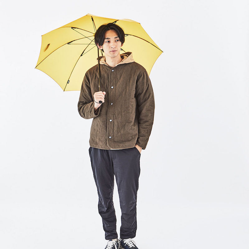 未体験の領域、驚異の172g!超軽量コンパクト長傘『カルクト』(マスタード)