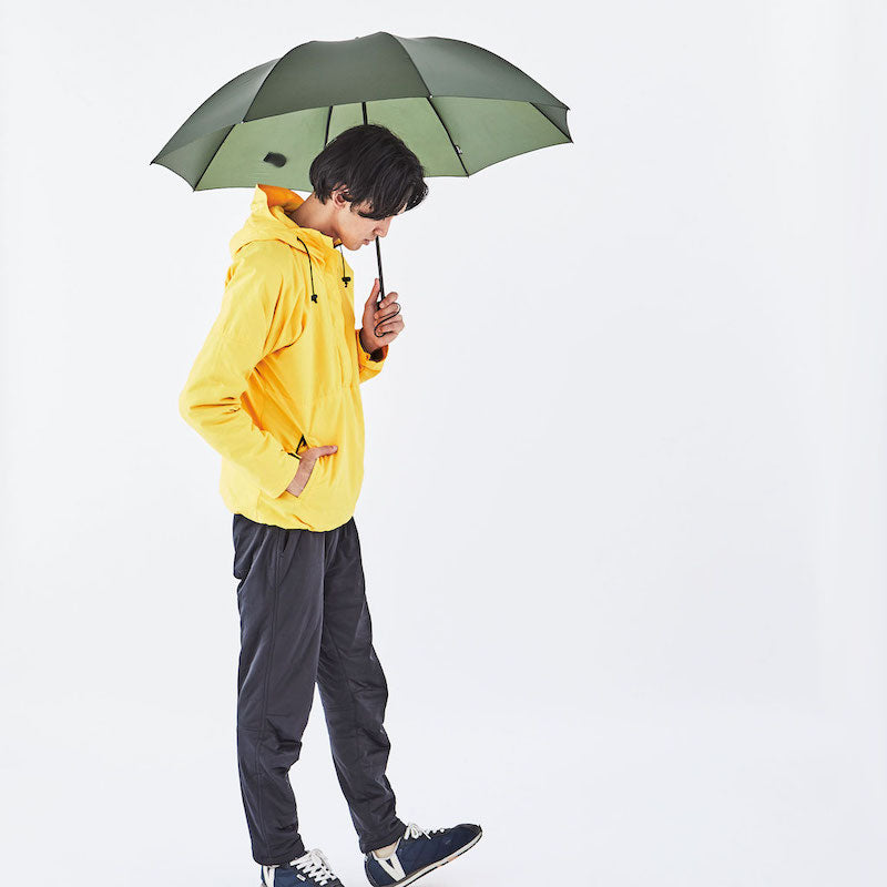 未体験の領域、驚異の172g!超軽量コンパクト長傘『カルクト』(オリーブ)