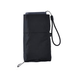 6インチスマホよりも小さい7段式折りたたみ傘FLATLITE Travel【フラットライトトラベル】ブラック