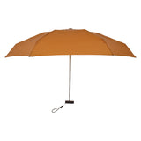 6インチスマホよりも小さい7段式折りたたみ傘FLATLITE Travel【フラットライトトラベル】ゴールドオレンジ