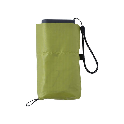 6インチスマホよりも小さい7段式折りたたみ傘FLATLITE Travel【フラットライトトラベル】ピスタチオ