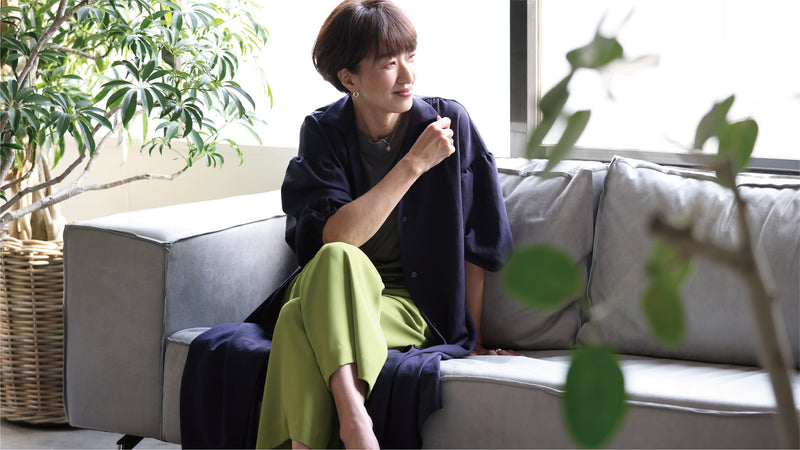 服飾パターンの常識を覆す!座った時も美しく生活動作を妨げないシャツワンピース