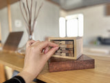 「chest coaster」~家具職人がつくる、小さな家具のような寄木コースターセット~
