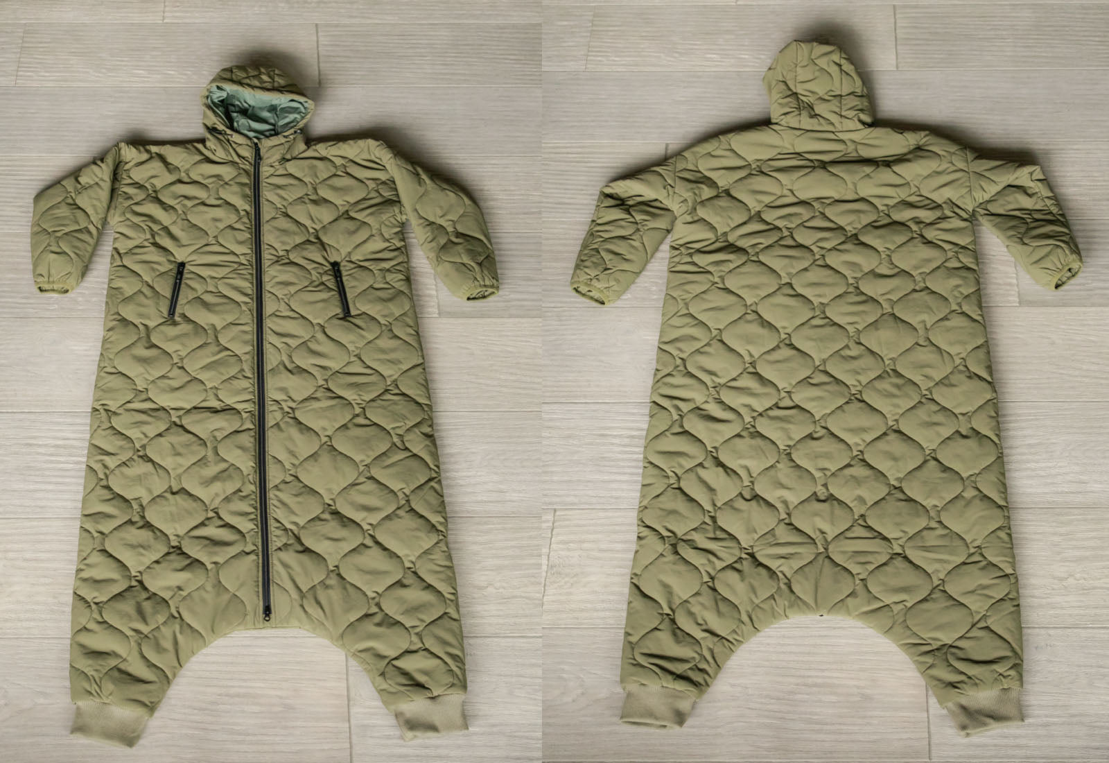 『モモンガ3』【未来の暖房服】着てすぐぽっかぽか、自由に動ける寝袋 *カラー・サイズ展開あり