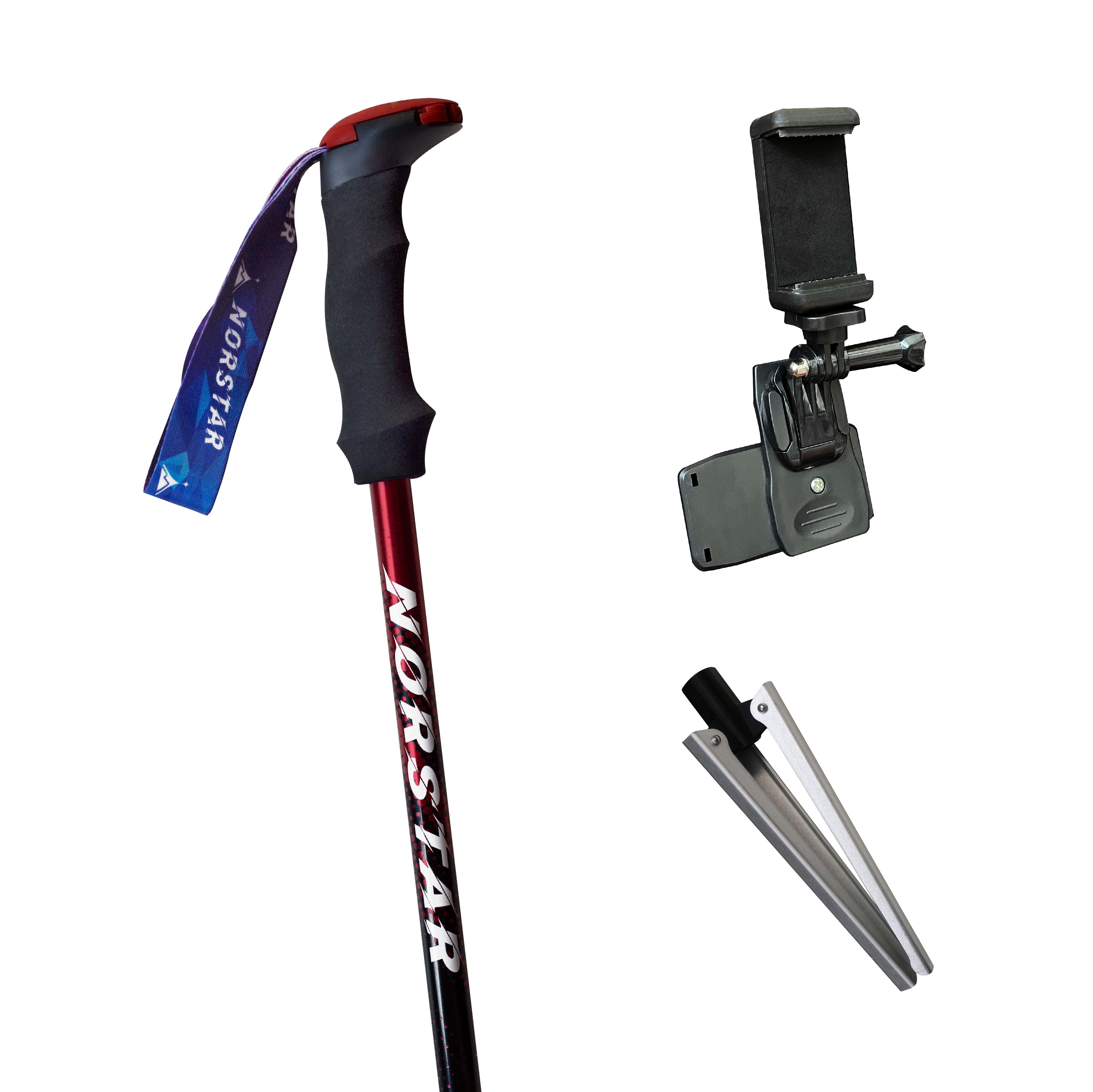 NORSTARトレッキングポール×1 三脚・カメラアクセサリーセット