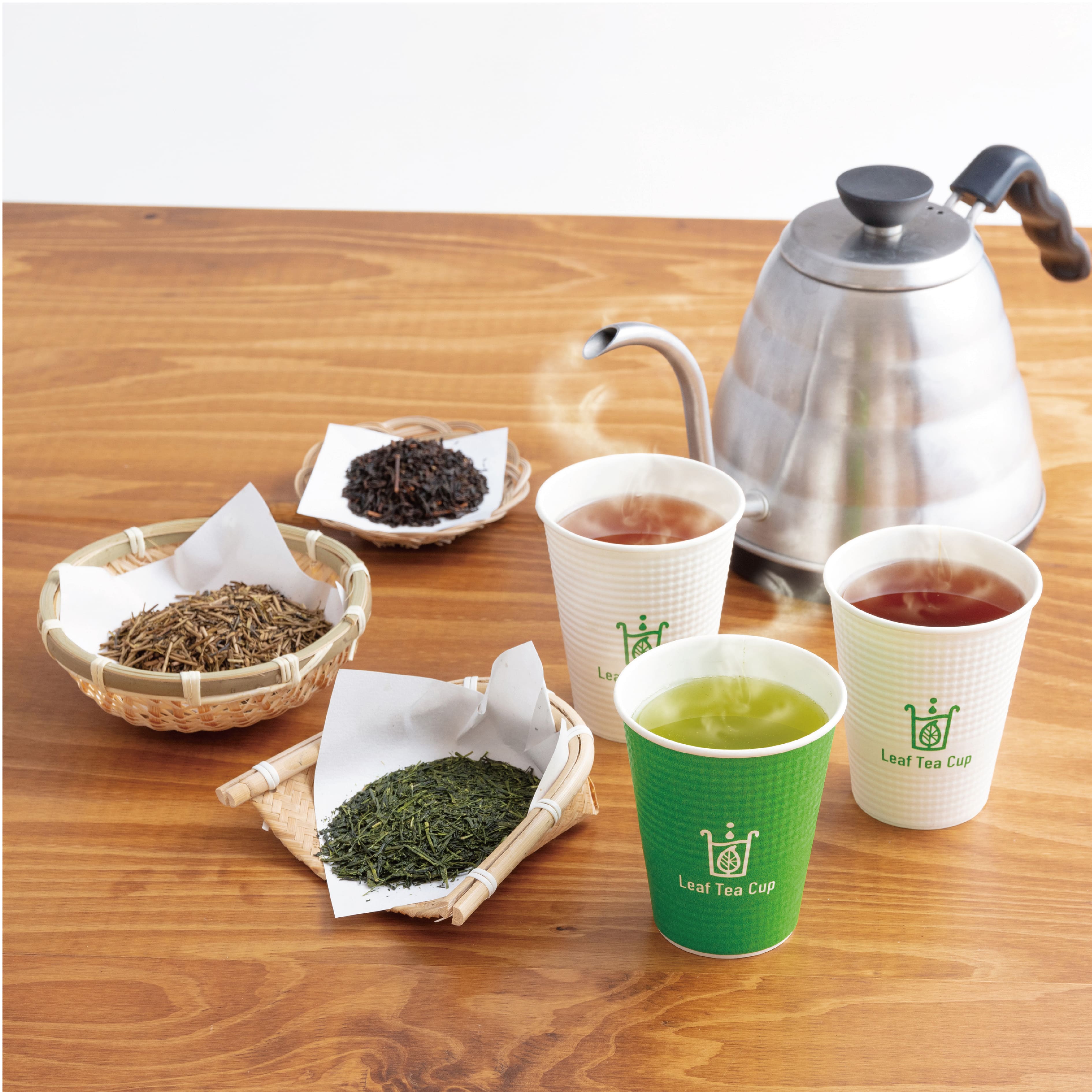 【Leaf Tea Cup】定番3種×各10カップセット
