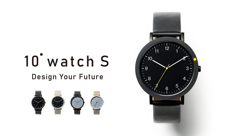 "未来の時間をデザインする"【10 watch s】モデル001(BLACK × yellow)