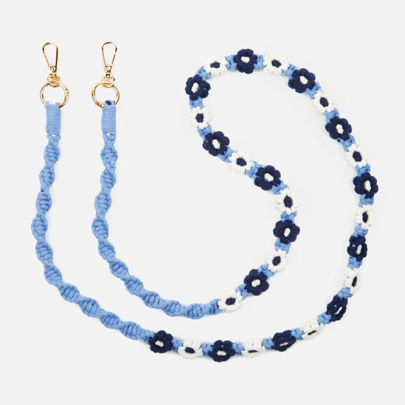TRESSÉ FLEUR NAVY