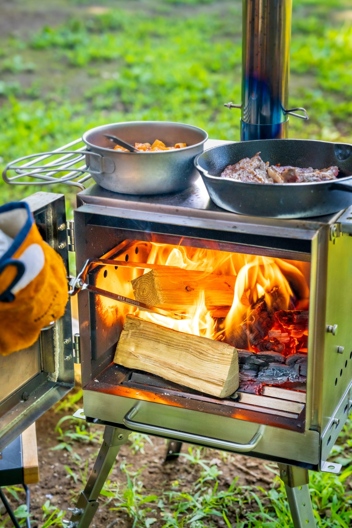 キャンプの楽しさが倍増!進化した『MAKIng STOVE 2 -cube-』