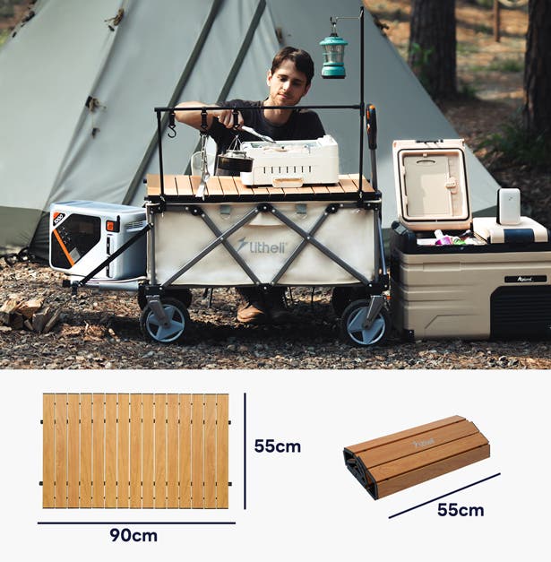 荷物運びが驚くほど楽に!革新的な電動キャリーワゴンLitheli W1 Pro