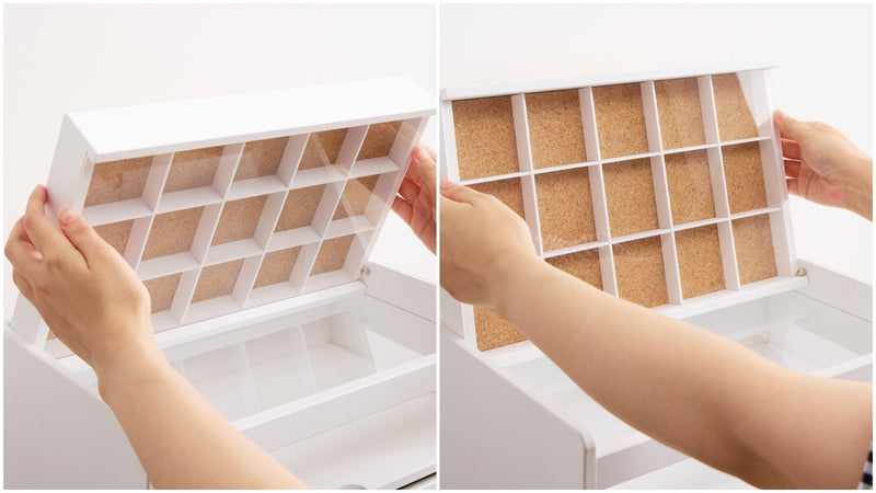 大切にしまっておけて、いつでも眺められる 缶バッジ収納チェスト「iru」