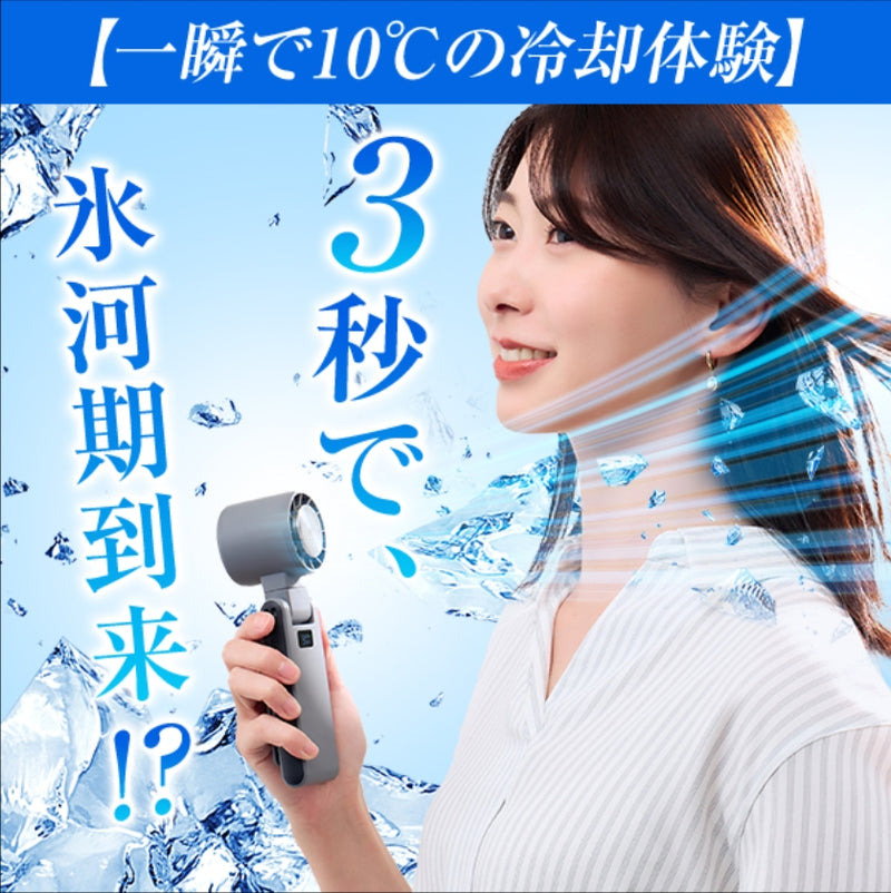 フリーズウェルターン 3IN1ポータブルハンディファン (色:コズミック グレー)