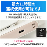 フリーズウェルターン 3IN1ポータブルハンディファン (色:コズミック グレー)