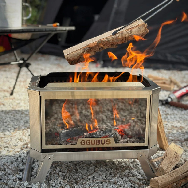 【GGUBUS】二次燃焼焚火台/Full Stainless Dual Stove(基本セット)