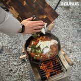 【GGUBUS】二次燃焼焚火台/Full Stainless Dual Stove(基本セット)