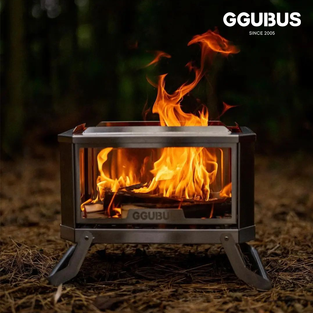 【GGUBUS】二次燃焼焚火台/Full Stainless Dual Stove(基本セット)