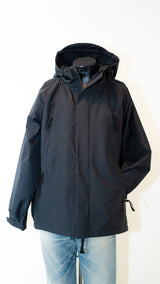 撥水マウンテンパーカー ブラック レディスフリーサイズ
