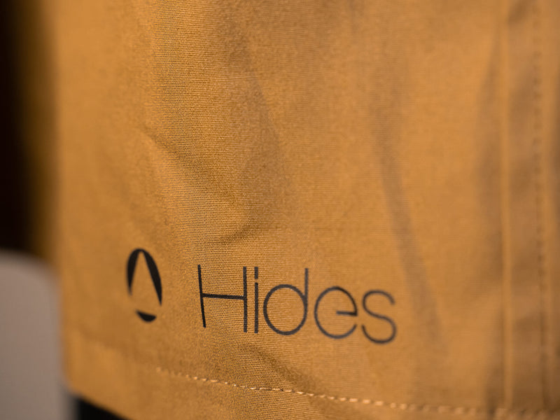 防炎ポンチョ ブラウン メンズフリーサイズ