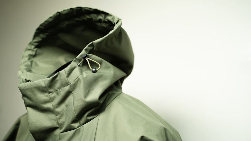 撥水マウンテンパーカー カーキ レディスフリーサイズ