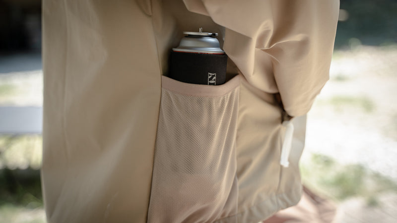 撥水マウンテンパーカー ベージュ メンズ L