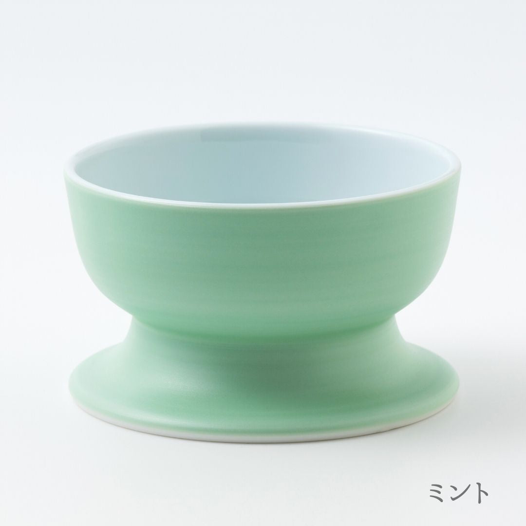 可食洗機【新品】有田焼 ペット用 食器 陶芸 犬 猫 ブルー グリーン 2つセット