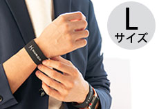 HURONチューニング リストバンド Lサイズ  ブラック