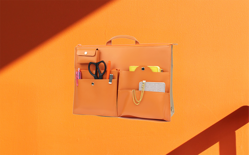 nelsensu 5way バッグインバッグ オレンジ