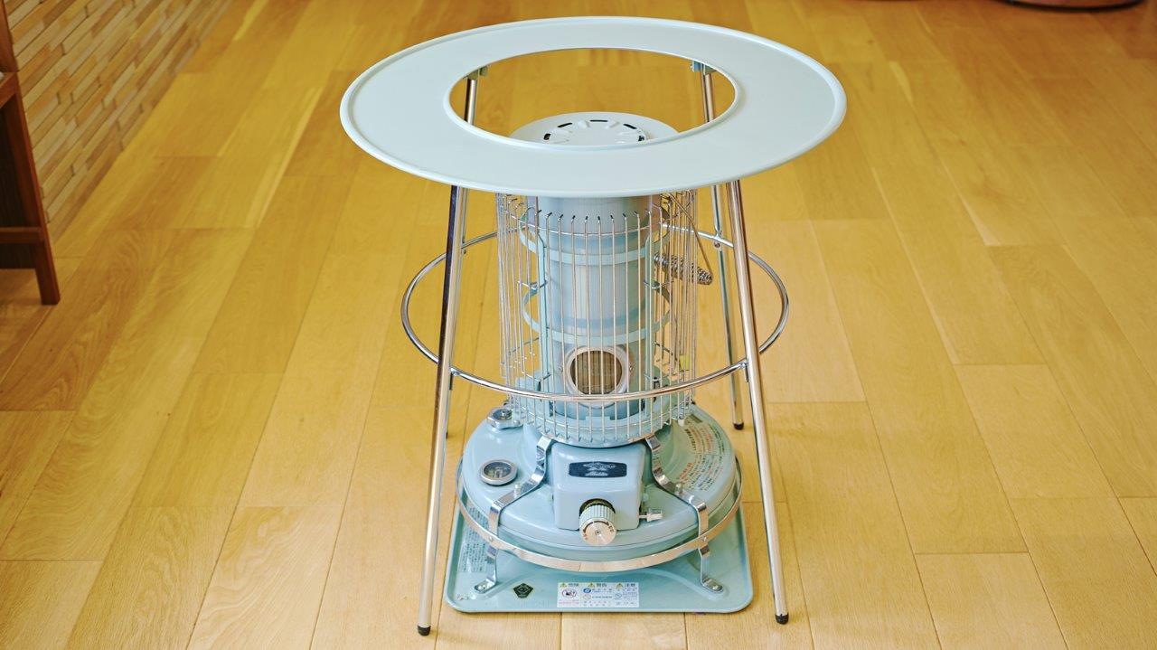 燕三条製 インドアでもアウトドアでも!4WAYストーブガード&ちょこっとテーブル