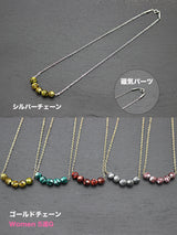 《メンズ5粒タイプ》磁気 ネックレス 肩こり 血行改善 テレワーク スポーツ 管理医療機器 メンズ