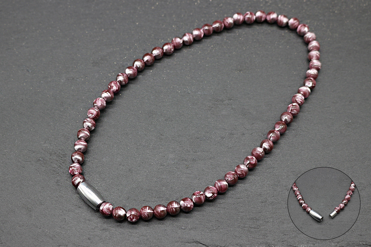 《メンズ総粒タイプ》磁気 ネックレス 肩こり 血行改善 テレワーク スポーツ 管理医療機器 メンズ