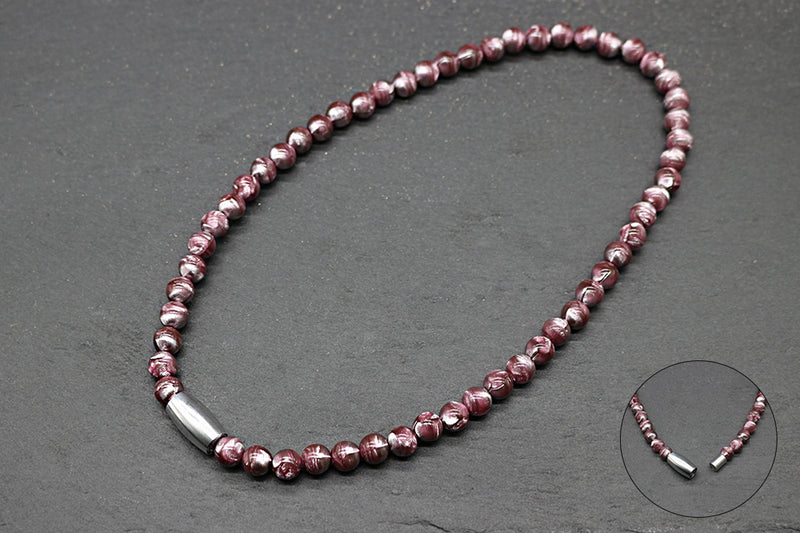 《メンズ総粒タイプ》磁気 ネックレス 肩こり 血行改善 テレワーク スポーツ 管理医療機器 メンズ