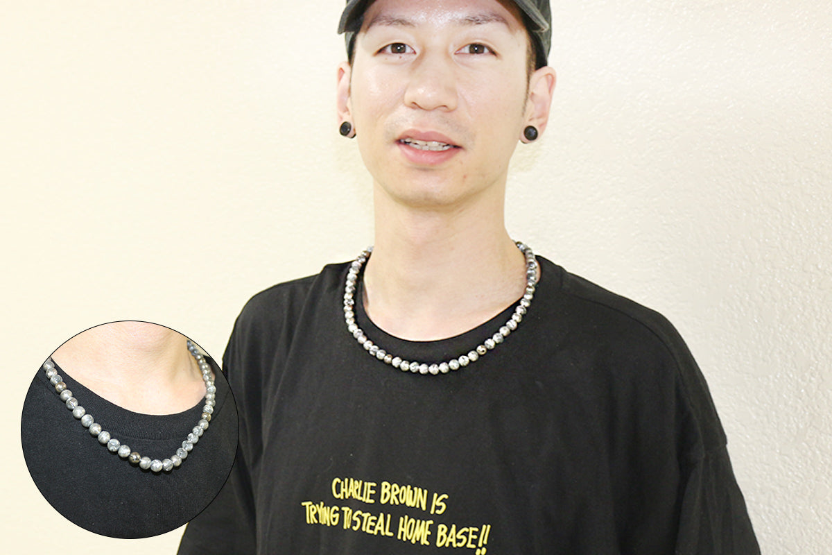 《メンズ総粒タイプ》磁気 ネックレス 肩こり 血行改善 テレワーク スポーツ 管理医療機器 メンズ