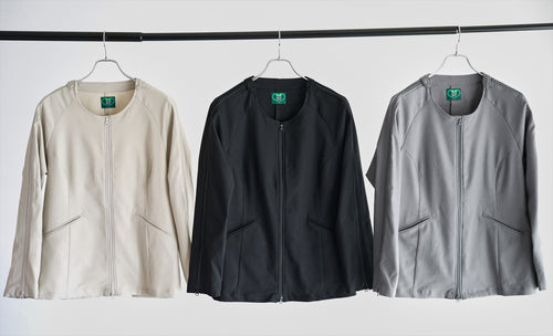 丸首ジャケット(裏地無し)