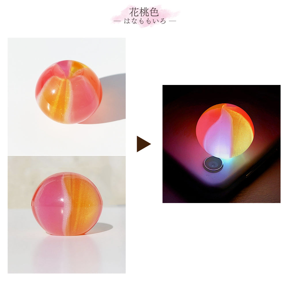 【就寝前を癒しの時間に・temari】スマホライトに乗せるだけ!美しい光の温もりで誘う快眠空間