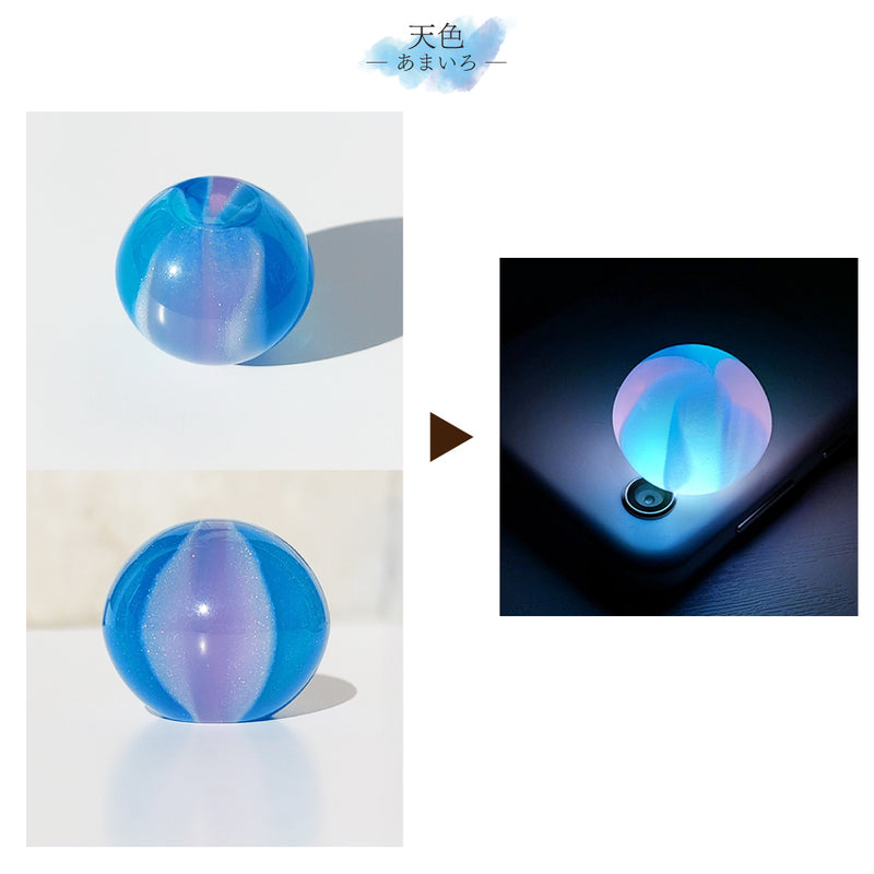 【就寝前を癒しの時間に・temari】スマホライトに乗せるだけ!美しい光の温もりで誘う快眠空間