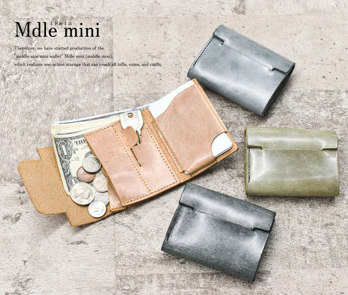 本当に実用的な「ミドルサイズのミニ財布」 – Makuake STORE