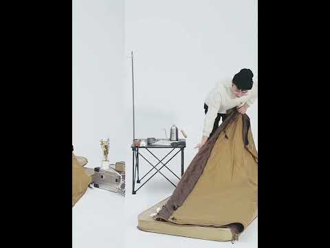 サスティナブル素材Soronaで軽く、暖かく、ポケッタブル3WAYポンチョ型